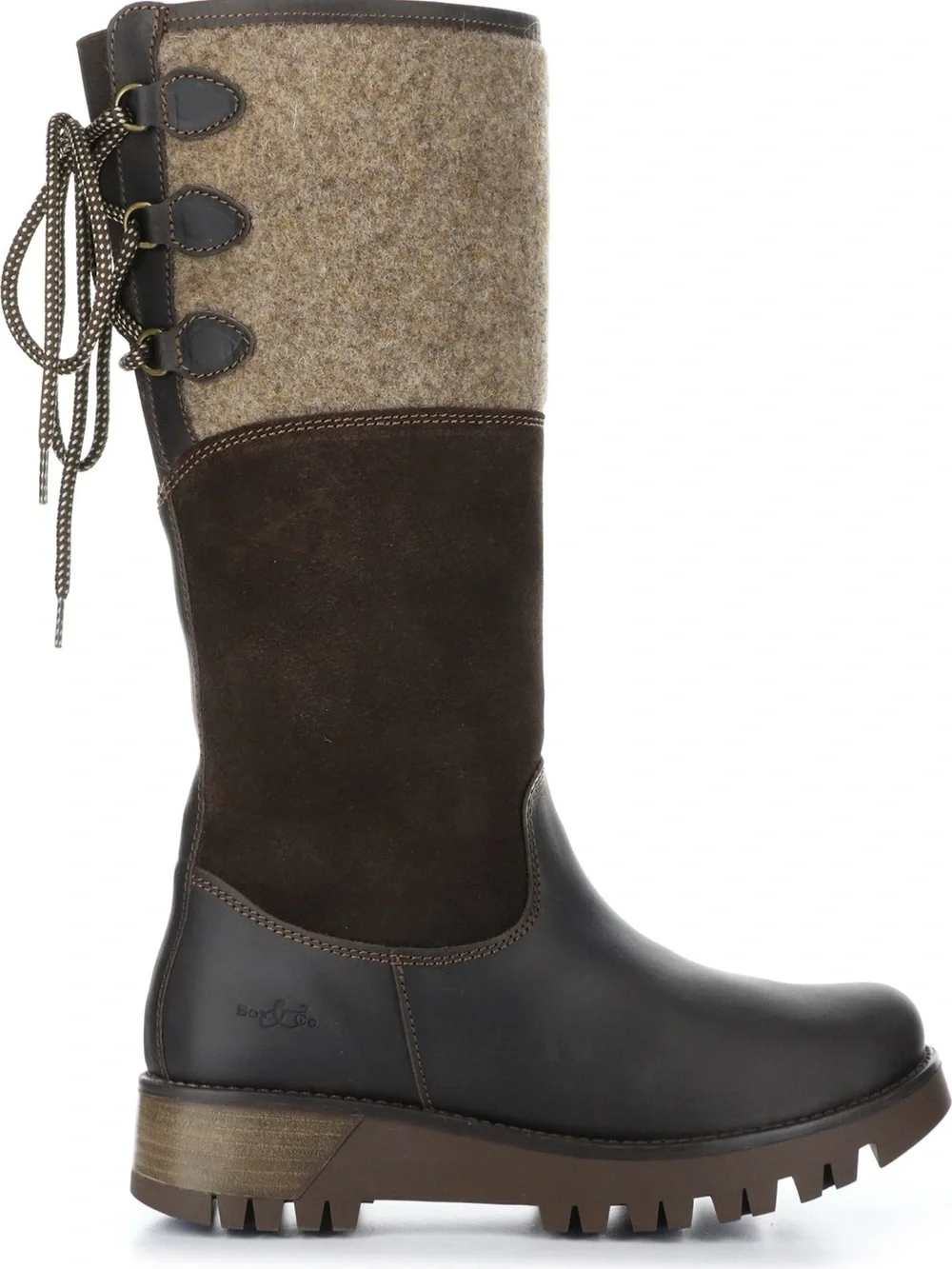 NWT Goose Primaloft® Waterproof Boiled Wool Mid Calf Boot